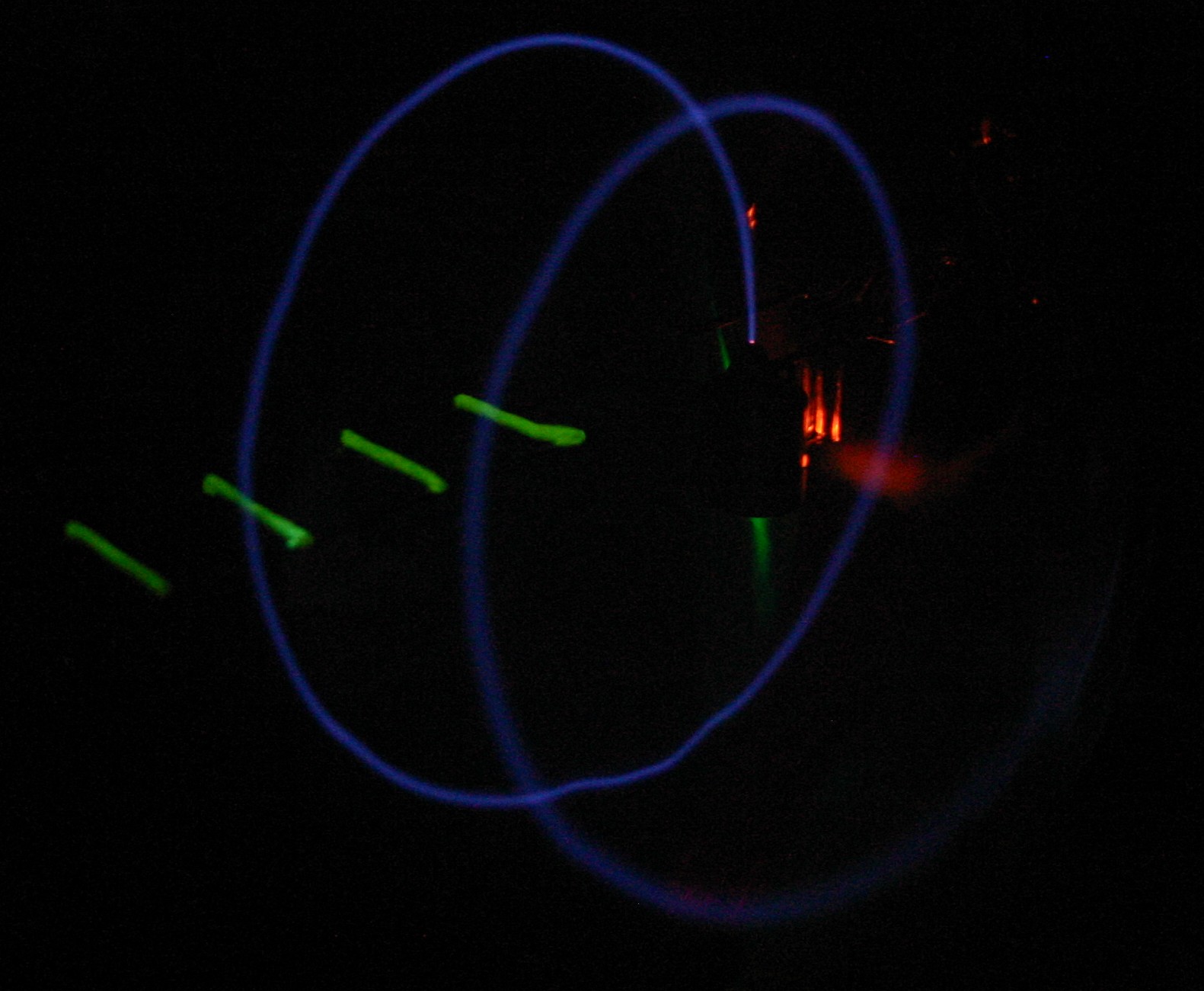 Elektronenbahn im Magnetfeld